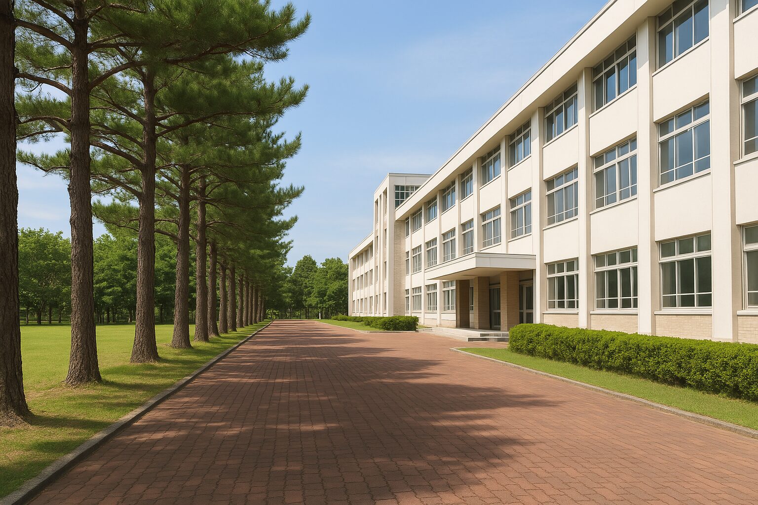 高校の校舎の画像